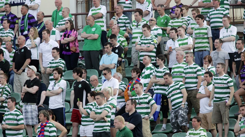 Shamrock Rovers fans had little to cheer about in Lithuania