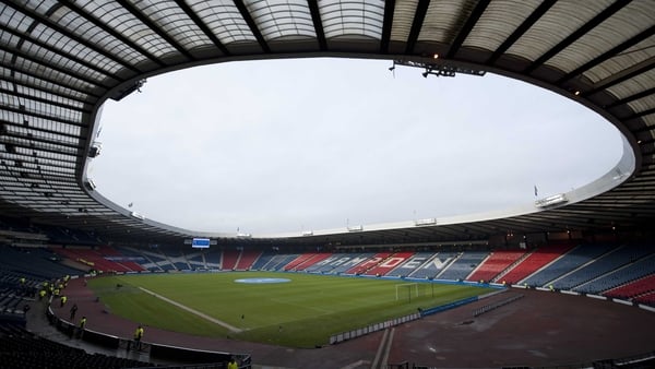 Hampden Park can hold almost 52,000 spectators at full capacity