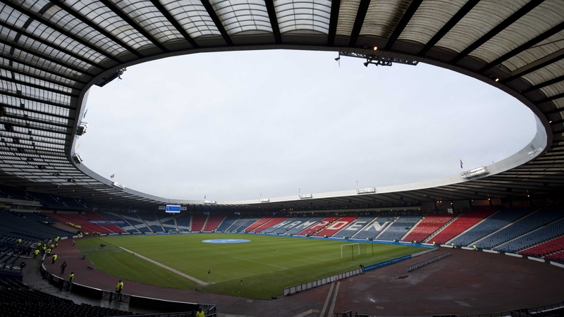 Hampden Park can hold almost 52,000 spectators at full capacity