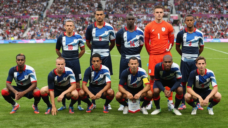 Team Great Britain ahead of kick-off