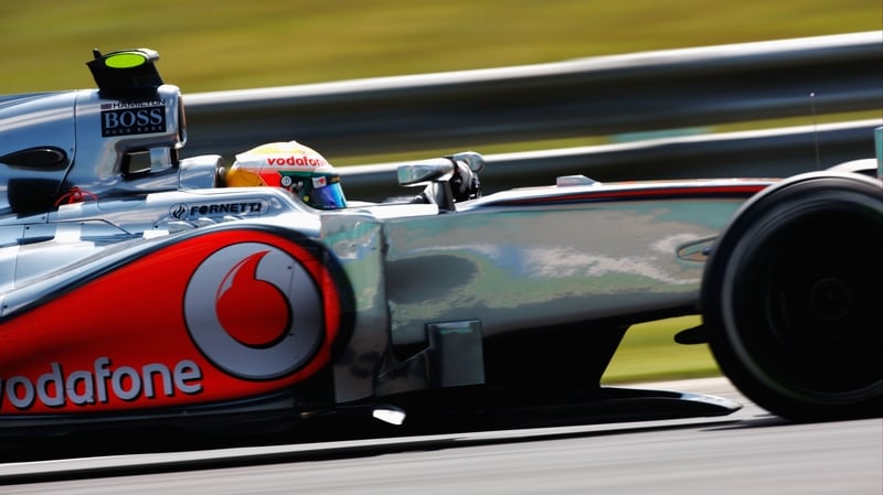 Lewis Hamilton clocked the best time in Budapest