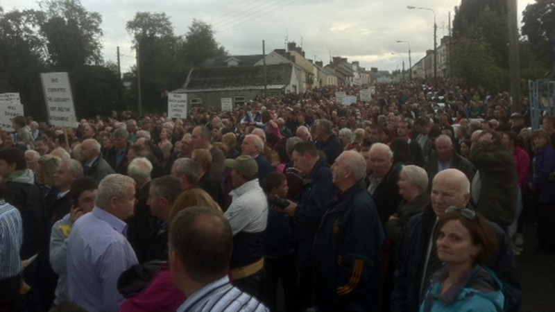 Several thousand people turned out in Ballyconnell