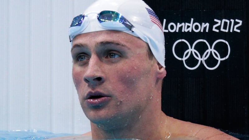 Ryan Lochte posted a picture on Instagram of himself and his wife receiving intravenous infusions