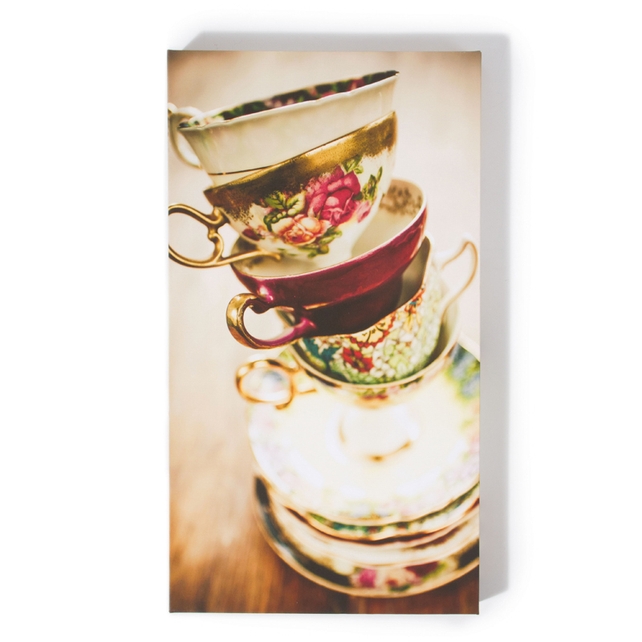 Teacup canvas, €5, Dunnes Stores