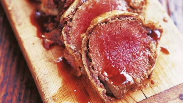 Beef Wellington with Red Wine Gravy