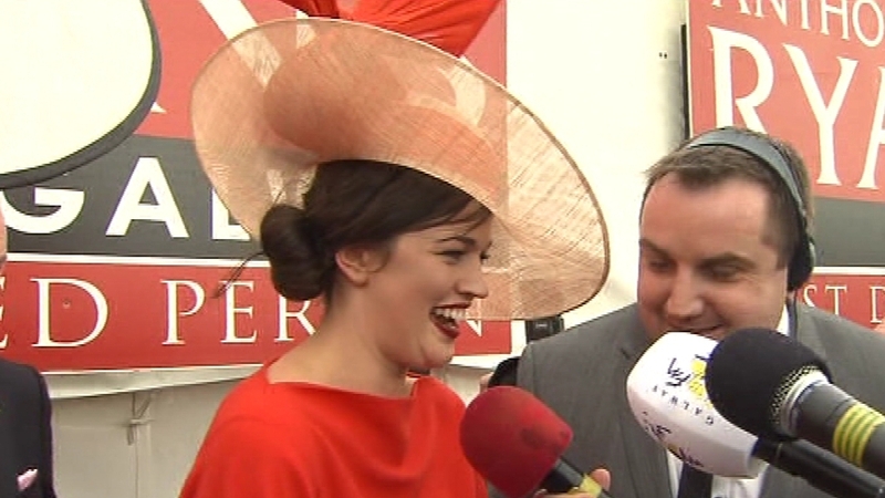 Aisling Ahern from Boyle, Co Roscommon won the Best Hat Competition