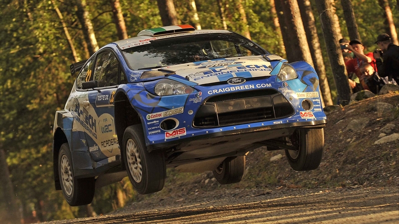 Craig Breen in action in Finland