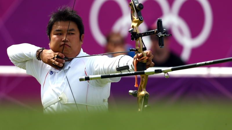 Oh Jin-hyek on his way to gold medal at Lord's