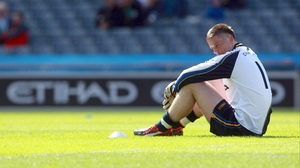 Tipperary goalkeeper Evan Comerford cuts a dejected figure after Mayo's 0-19 to 1-08 win