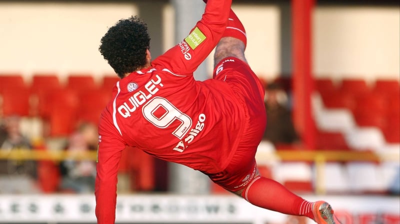 Mark Quigley opened the scoring for Sligo Rovers