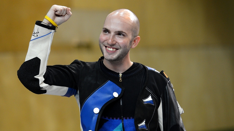 Niccolo Campriani took the gold in the men's 50-metre rifle three positions