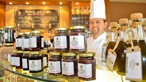 Chef Tom Flavin and the restaurant's new range of pantry products