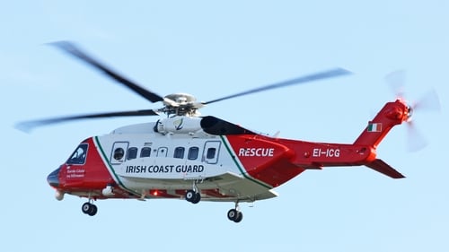 The coast guard was involved in the search for the missing man