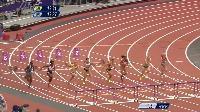 Derval O'Rourke (second from the right) got off to a great start but it wasn't enough