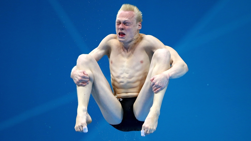 Ilya Zakharov looked slightly happier when he picked up his gold medal