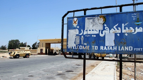 Militants opened fire this morning at the Egypt-Israel border