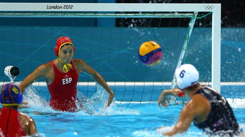 Maggie Steffens of United States shoots and scores