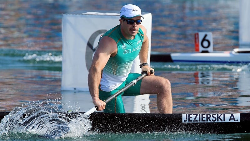 Andrzej Jezierski will compete in the C1 200m B final on Saturday morning