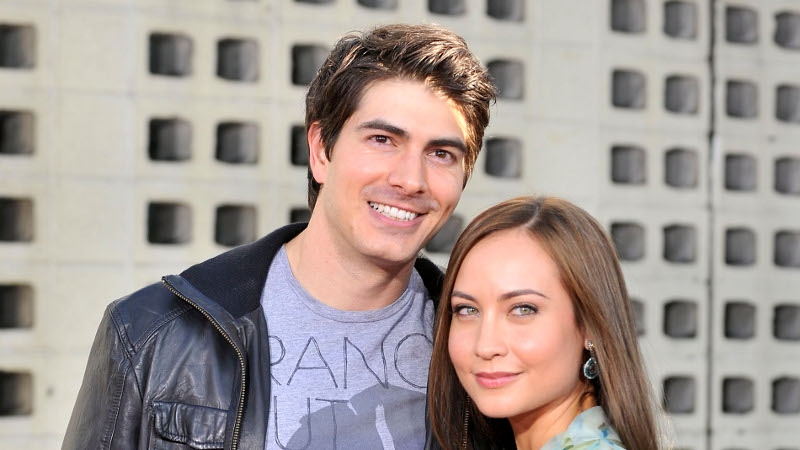 Brandon Routh and Courtney Ford