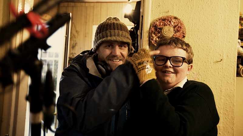Paul Fraser with My Brothers star Paul Courtney