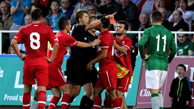 Muhammet Demir reacted angrily to his dismissal but Noel King's side could not take advantage