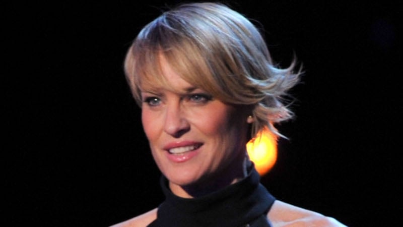 Robin Wright gave up treats in support of fiancé