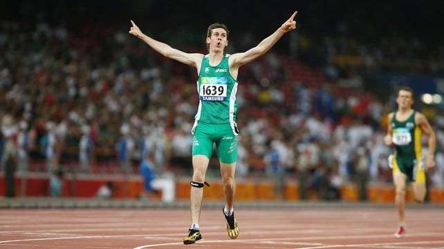 Michael McKillop won Gold in the Men's 800 m - T37