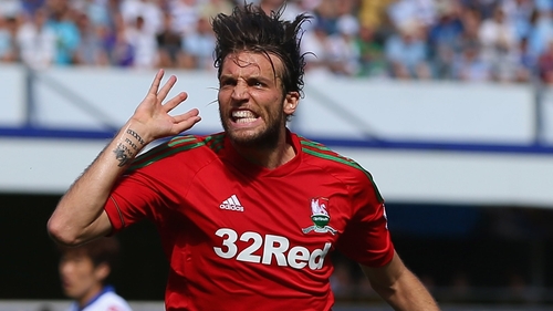 Michu of Swansea struck a brace for Michael Laudrup's side