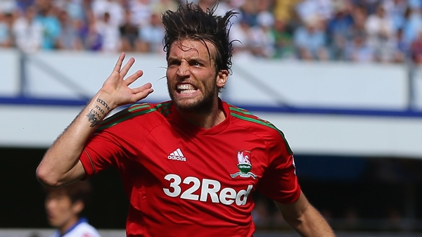 Michu of Swansea struck a brace for Michael Laudrup's side