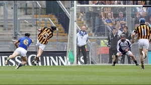 Aidan Fogarty of Kilkenny scores a goal