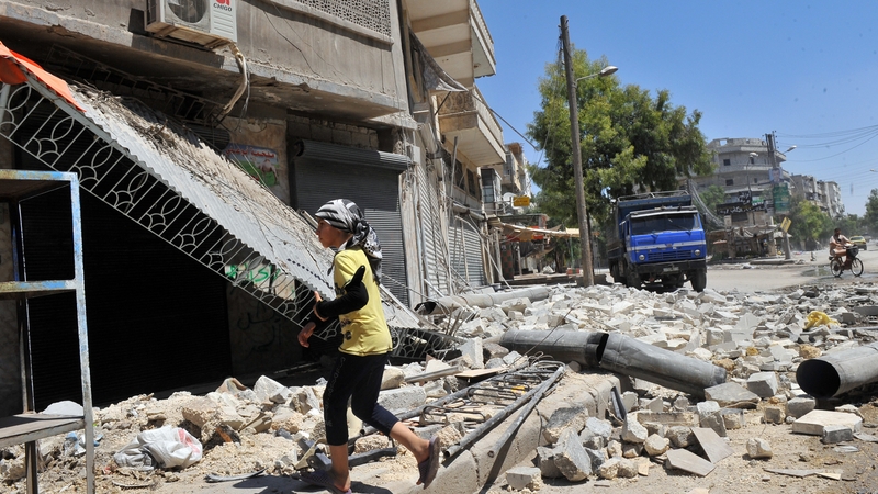 Activists say that Government forces have shelled the city of Aleppo