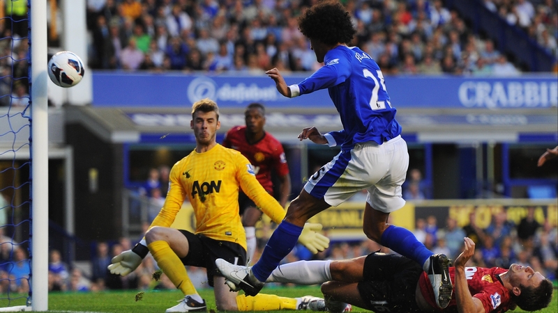Marouane Fellaini was the star of the show for Everton