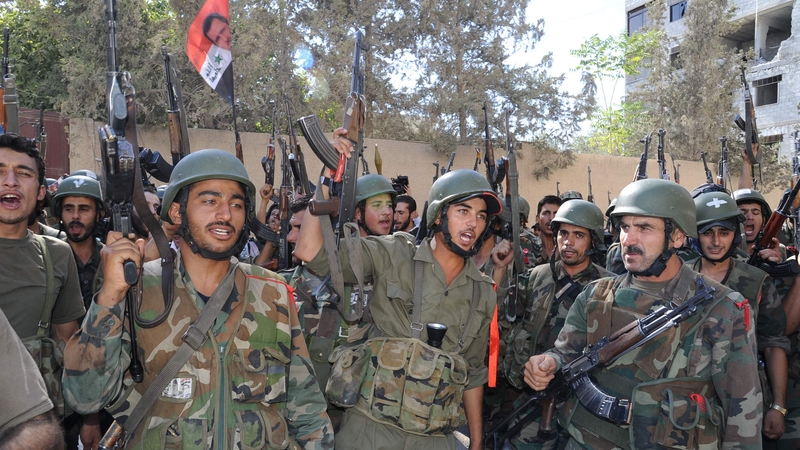 Iran has reportedly supplied the Syrian army with weapons