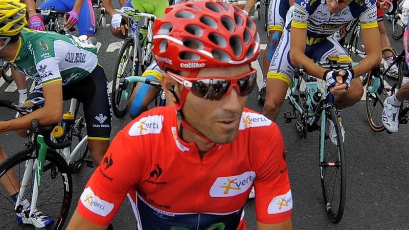 Joaquin Rodriguez holds the lead at the Vuelta a Espana