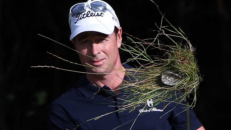 Brett Rumford shares the lead with Knut Borsheim