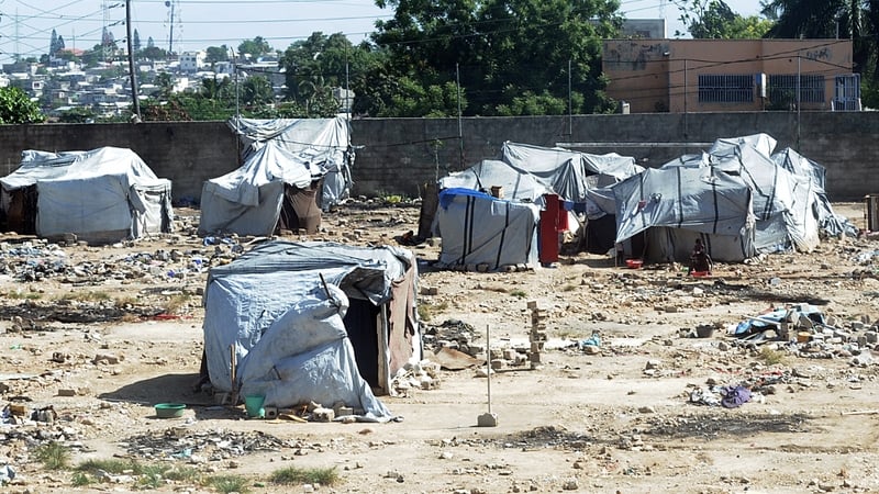 Hundreds of thousands of Haitians still live in makeshift tents after the 2010 earthquake