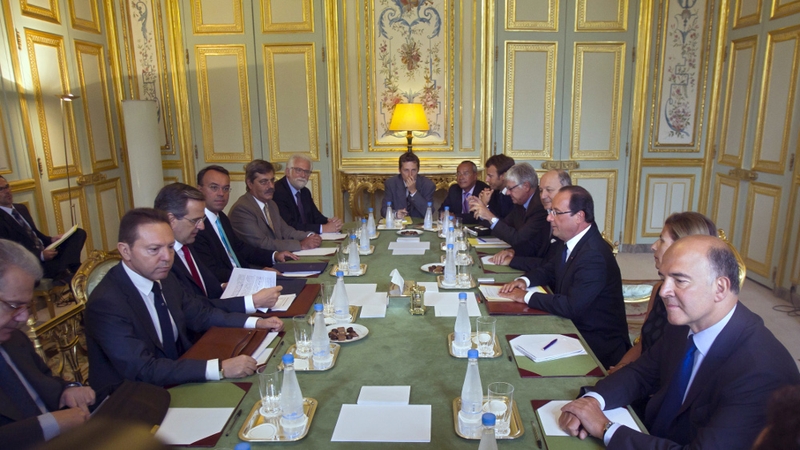 Officials discussed Greece's attempt to get more time to implement austerity measures