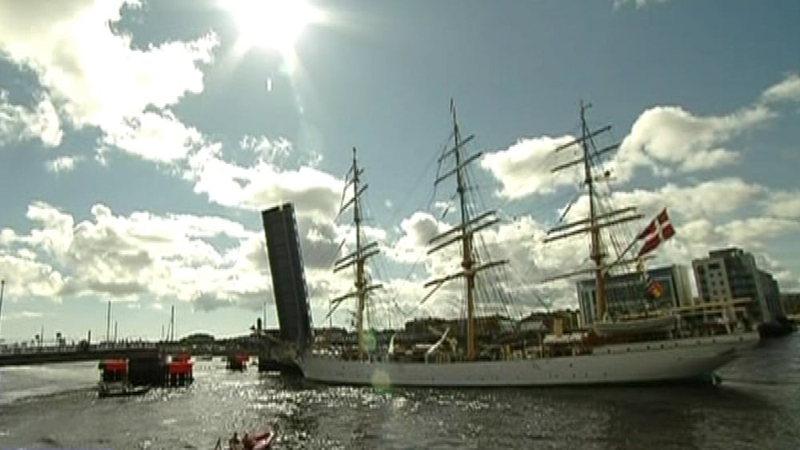 The Tall Ships festival was held in Dublin in August 2012