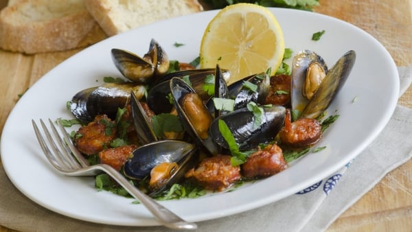 Irish Mussels on the Half Shell