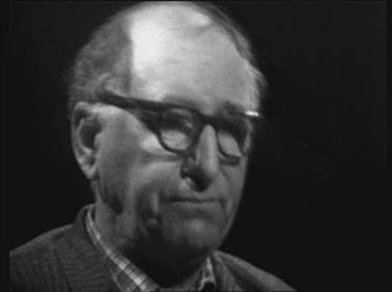 Patrick Kavanagh on the programme 'Self Portrait' broadcast on 30 October 1962.