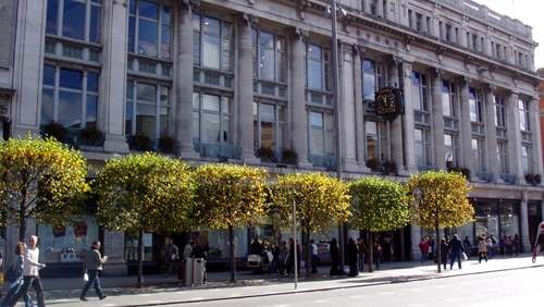 Clerys is best known for its Dublin city centre department store