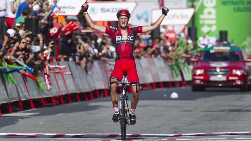Steven Cummings crosses the line in Ferrol