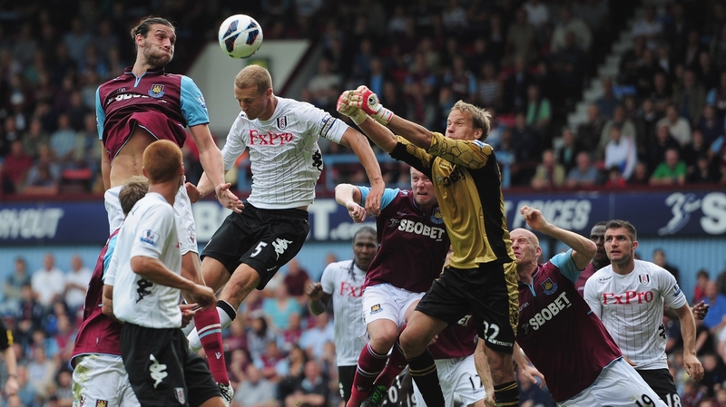 Andy Carroll was a hit with the West Ham fans on his debut