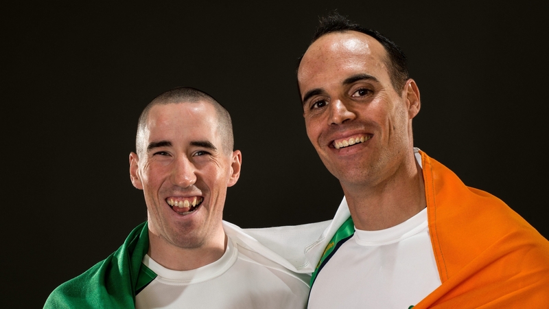 Shane Ryan (left) and Kevin du Toit (right) form part of Ireland's mixed coxed fours