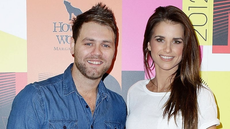 Brian McFadden and Vogue Williams