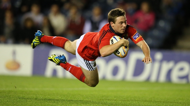 Luke O'Dea crossed for Munster as they overcame the fancied hosts