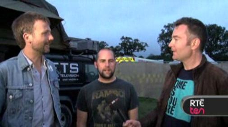 Bell X1 talk to RTÉ Ten's Alan Corr