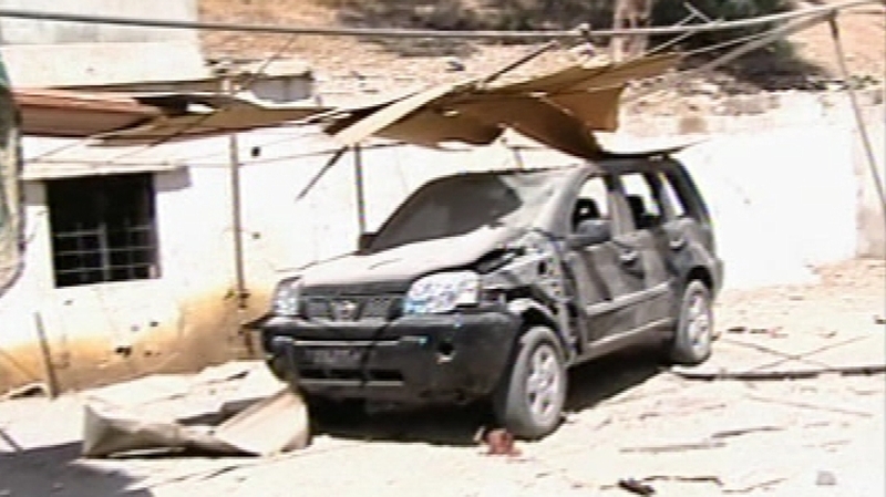 The bombs went off near army headquarters in Damascus