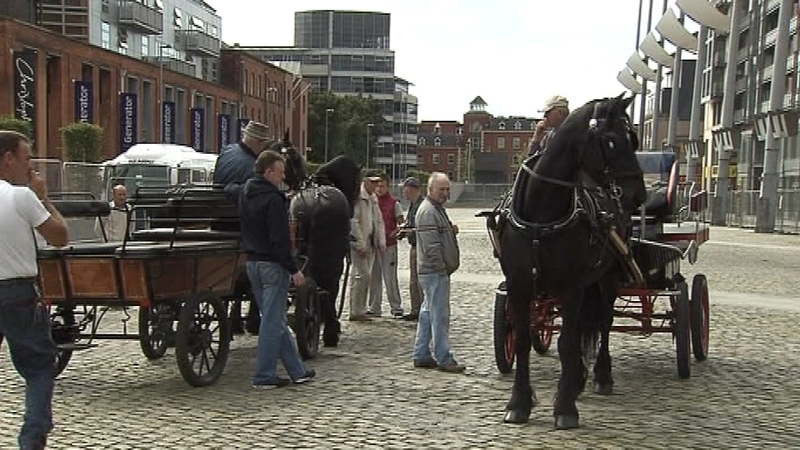 There was a smaller crowd than usual at this morning's fair