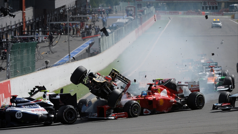 The first-corner pile-up in the Belgian GP at Spa has stoked the debate on driver safety in Formula One